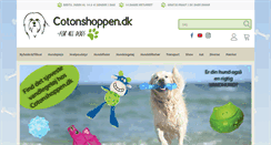 Desktop Screenshot of cotonshoppen.dk